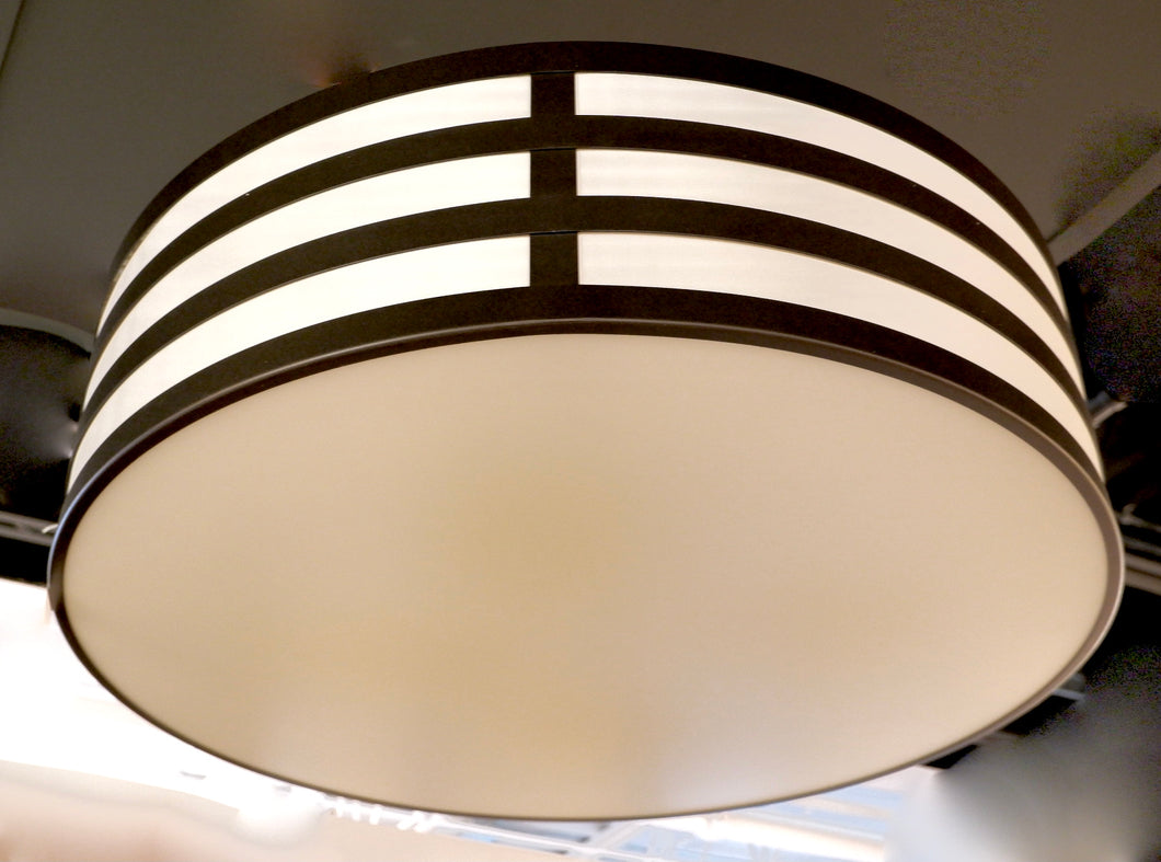 Semi-flush mount light